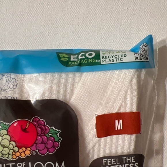 NWT Fruit Of The Loom Mens Thermal Shirt Dual Defense Size Medium White Crew (Z) - Picture 4 of 5